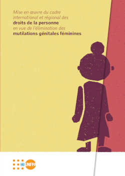 Implementation of the International and Regional Human Rights Framework for the Elimination of FGM (UNFPA, French)